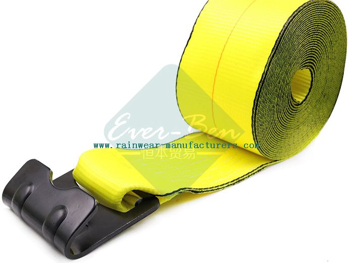 4 inch polyester cargo winch strap-logistic straps